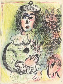 Clown with Flowers