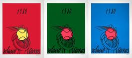 Roland Garros-Rouge, Vert, Bleu (Red, Green, Blue)