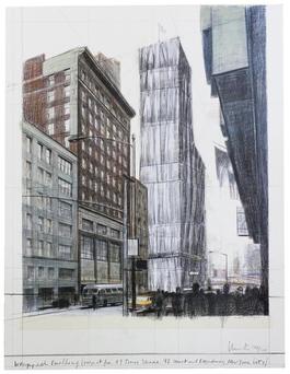 Wrapped Building Times Square
