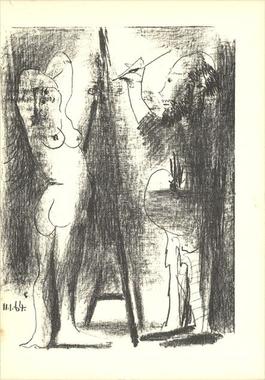 Le Peintre et son modele (Lg)