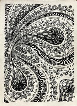 Mandala Study 1, Zipolite, Mexico