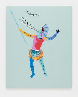 Cartao de visitas com indio / Business card with indian