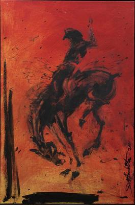 Horse & Rider - Red