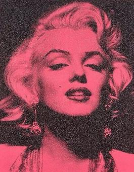 Marilyn - Reach Out and Touch The Faith in French Rose and Black