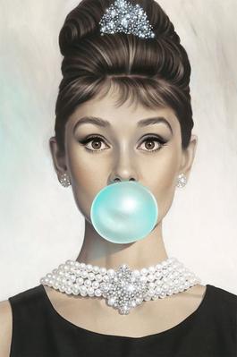 Audrey Hepburn Tiffany Blue