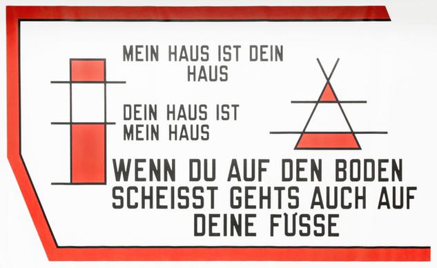 Lawrence Weiner Mein Haus Ist Dein Haus Dein Haus Ist Mein Haus