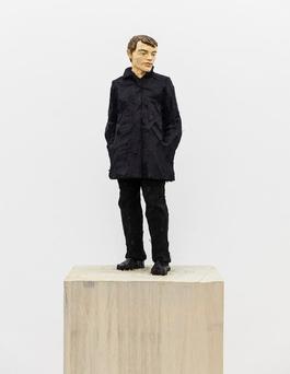 Man with Dark Blue Jacket