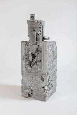 Grey Selenite Newspaper Machine