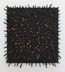 Colored Knives on Black