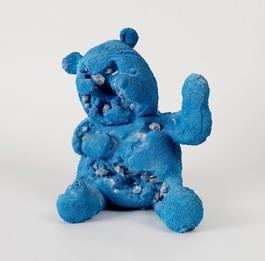 Blue Calcite Eroded Bear