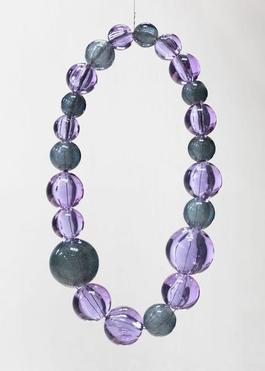 Collier Alessandrita et Gris Mica