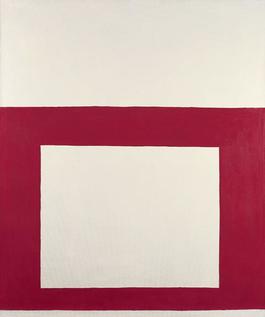 Cool Series No. 1 (Red over White)