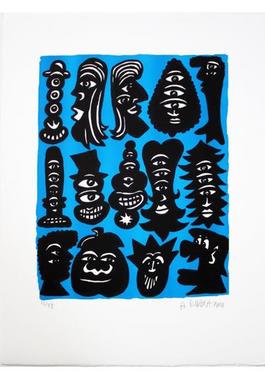 Figure Bleue