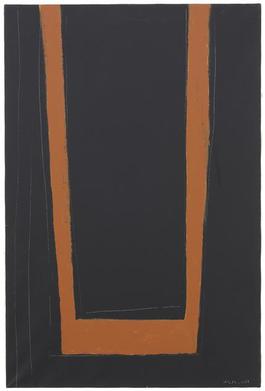 Open No. 146: Umber on Black