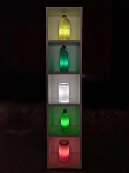 Shelf Unit With Containers