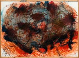 Rote Fingerschmiere (Hand und Fingermalerei)