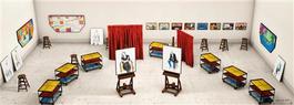 Seven Trollies Six and a Half Stools Six Portraits Eleven Paintings and Two Curtains