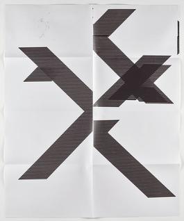 X Poster (Untitled, 2007, Epson UltraChrome inkjet on linen, 84x69", WG1210), 2018