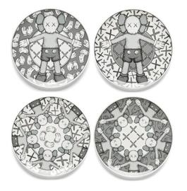 Limited Ceramic Plate Set - Grey (Set of 4)