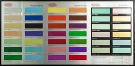Colour Chart - Glitter