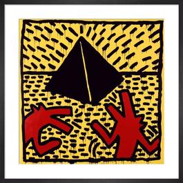 Untitled (red dogs with pyramid)