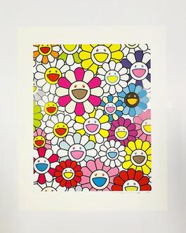 A Little Flower Painting: Pink, Purple and Many Other Colors