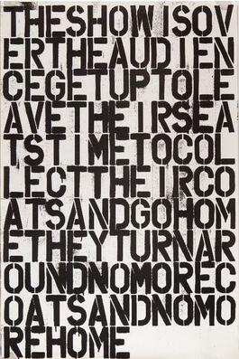 Untitled (The Show Is Over)