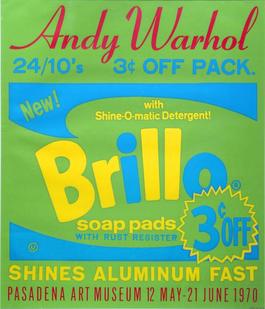 Brillo Soap Pads, Pasadena Art Museum Exhibition, Exhibition Advertisement