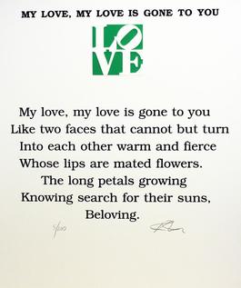 My Love, My Love is Gone To You Poem, Book of Love