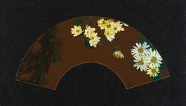 Fan Design with Daisy Mums