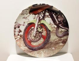 Motorcycle, Guggenheim Retrospective Limited Edition Plate
