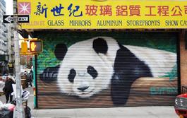 Panda mural