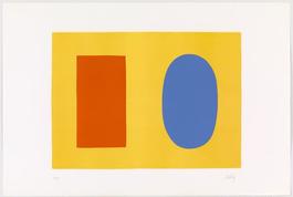 Orange & Blue Over Yellow