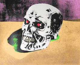 WAR SKULL PURPLE SUITE