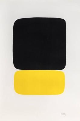 Black over Yellow (Noir sur jaune)