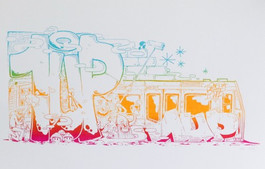 TRAIN HUNTERS SCREEN PRINT