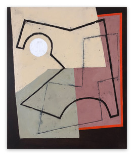 Red Borderline with white sphere III