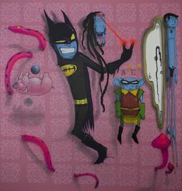 Batman and Robin in Wonderland