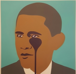 Crying Obama Aqua