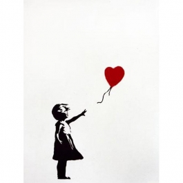 Girl with the Balloon (Signed)