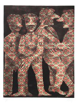 Untitled - Four Dancing Military Men