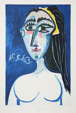 Buste de Femme Nue Face