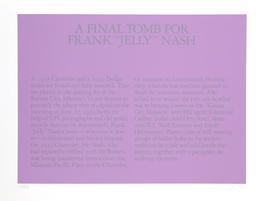 A Final Tomb for Frank "Jelly" Nash