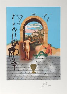 Gateway to the New World from the Dali Discovers America Portfolio
