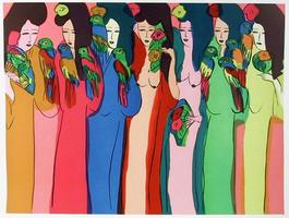 Femmes aux Perroquets