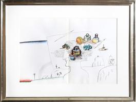 Artist in Landscape from Derriere le Miroir