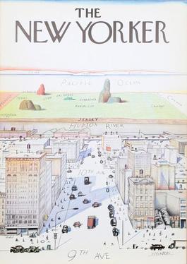 View of the World from 9th Avenue - The New Yorker