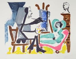 Le Peintre et son Modele, 1962