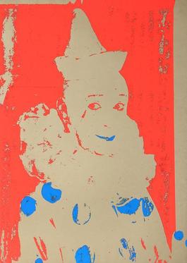 Neon Clown (Red with Blue)