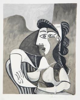 Femme Accoudee au Fauteuil
